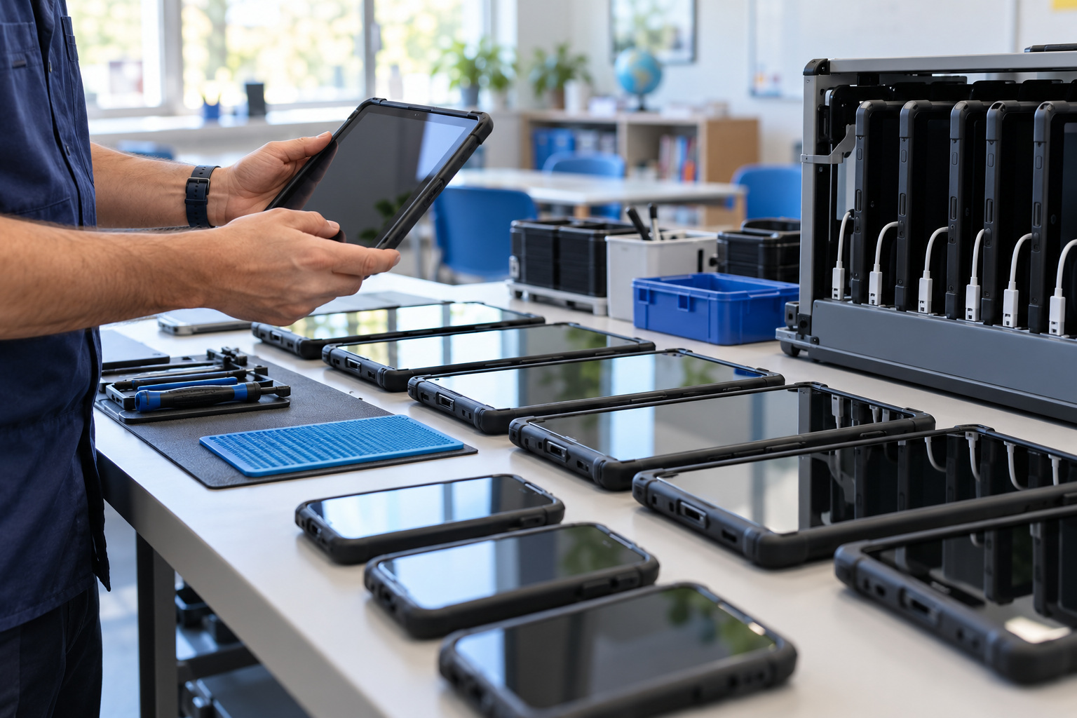 Tablets und Smartphones für Schulen und Unternehmen